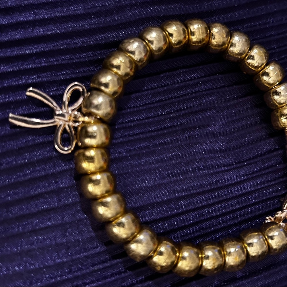 Elegant Gold Beaded Bracelet